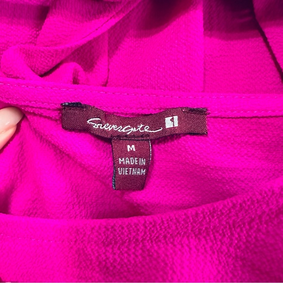 Pink racer back bow tank top - Picture 6 of 6